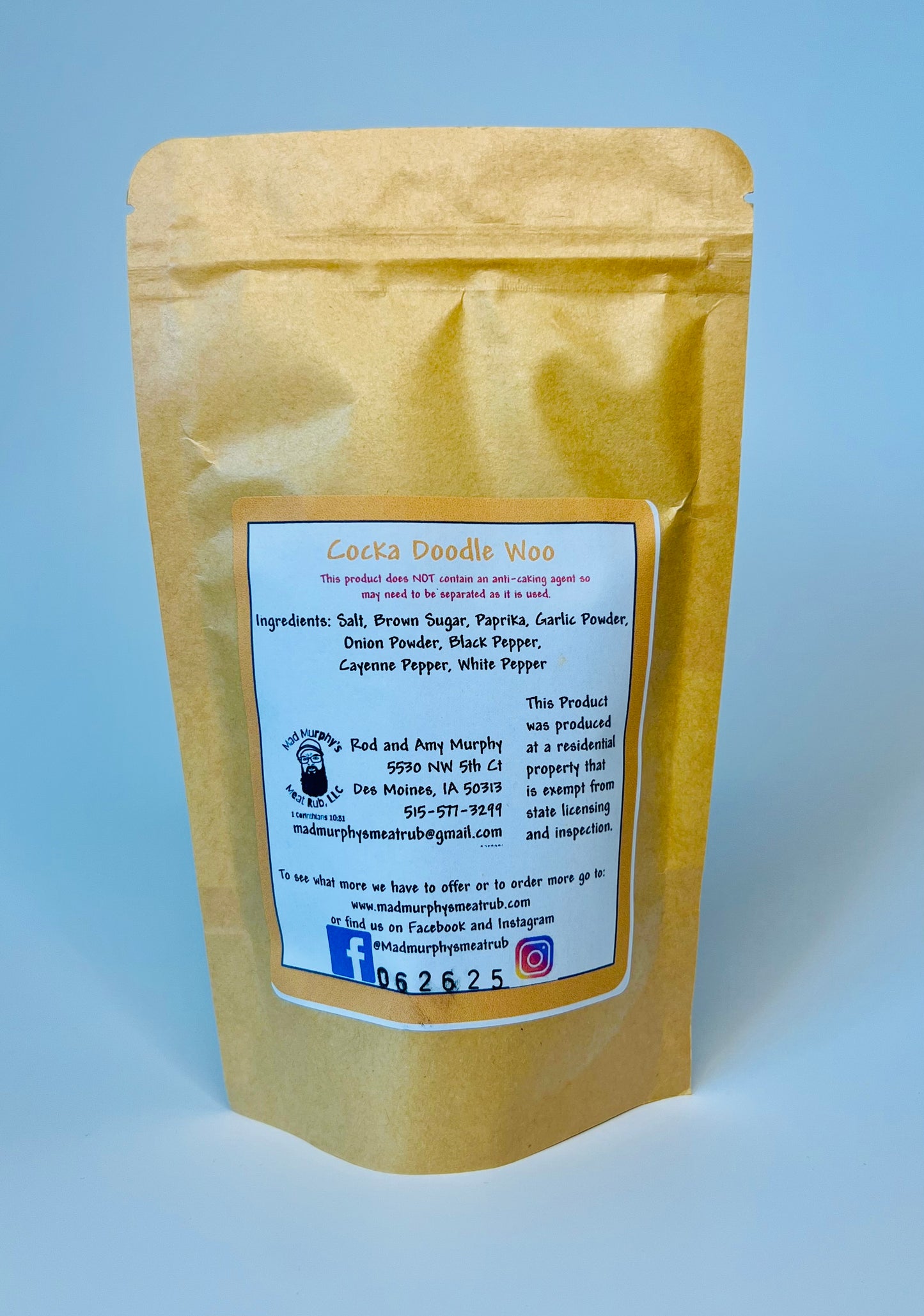 Cocka Doodle Woo Rub