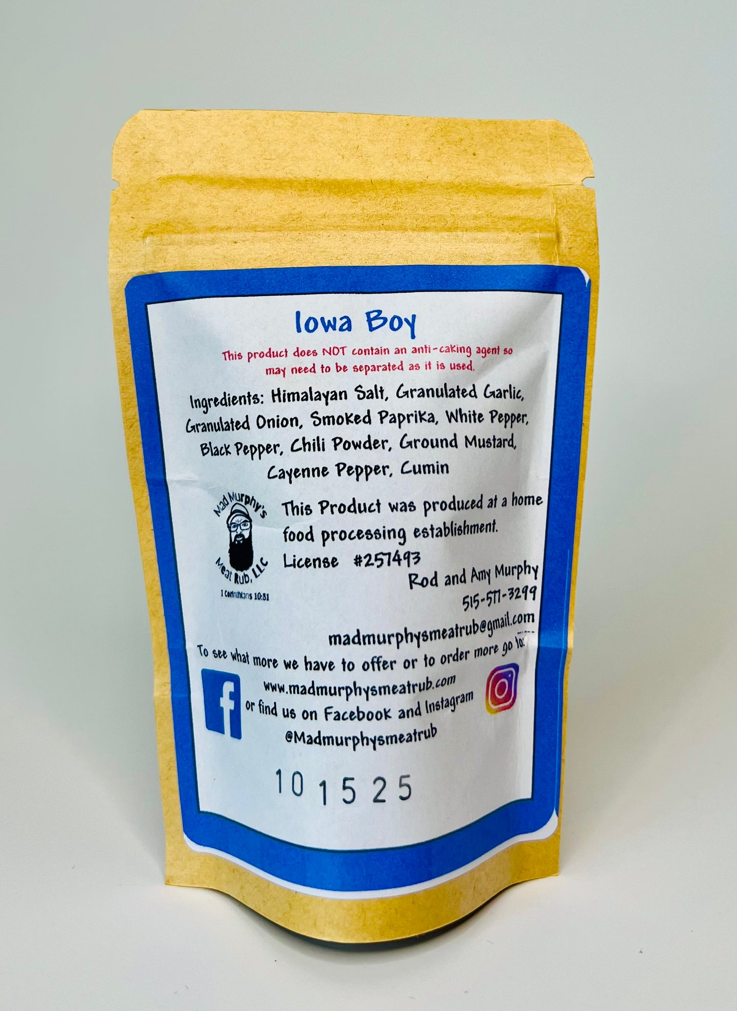 Iowa Boy Brisket Rub