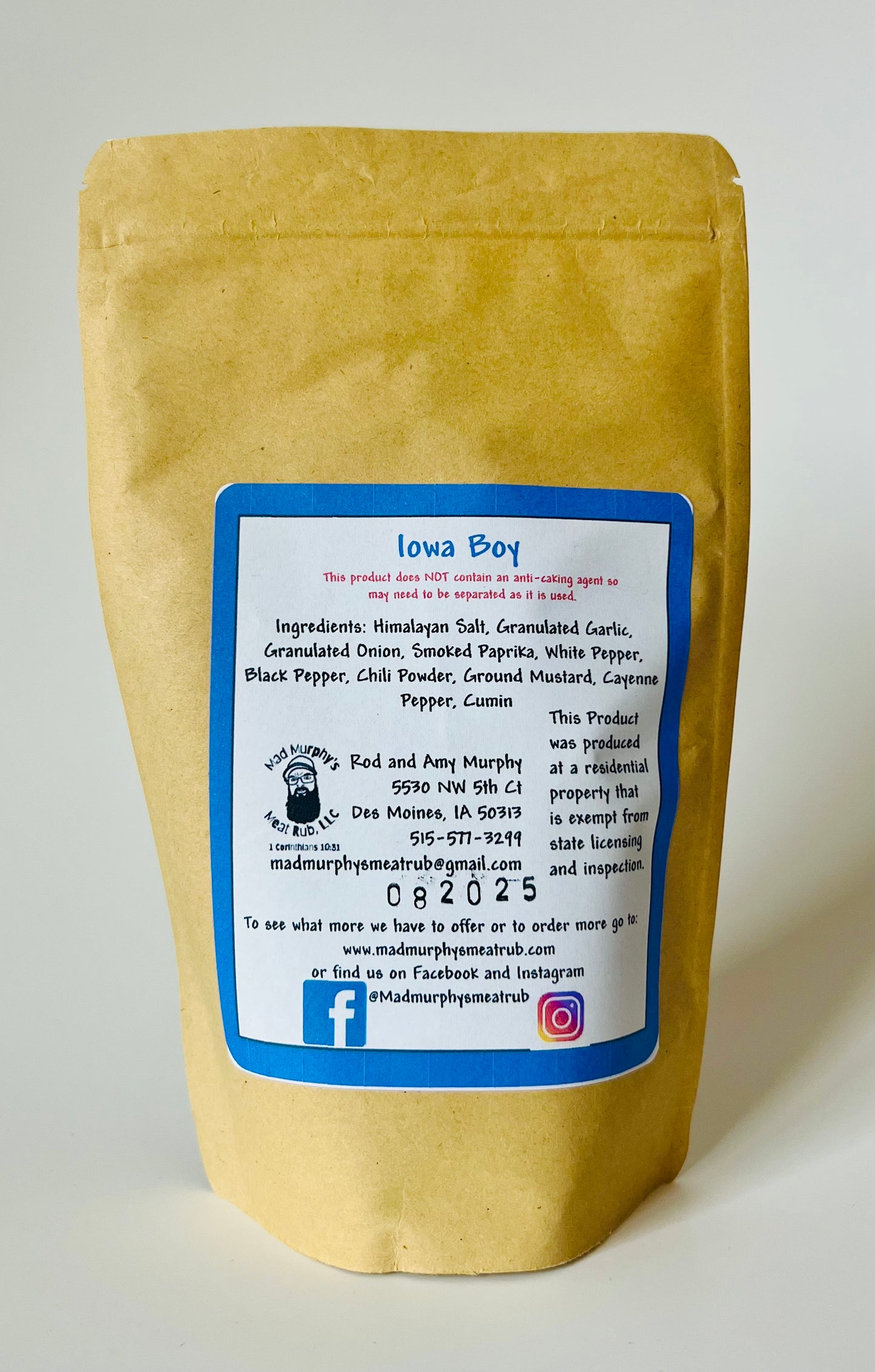 Iowa Boy Brisket Rub